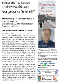 20230823 Einladung Föhrenwald Alois Berger
