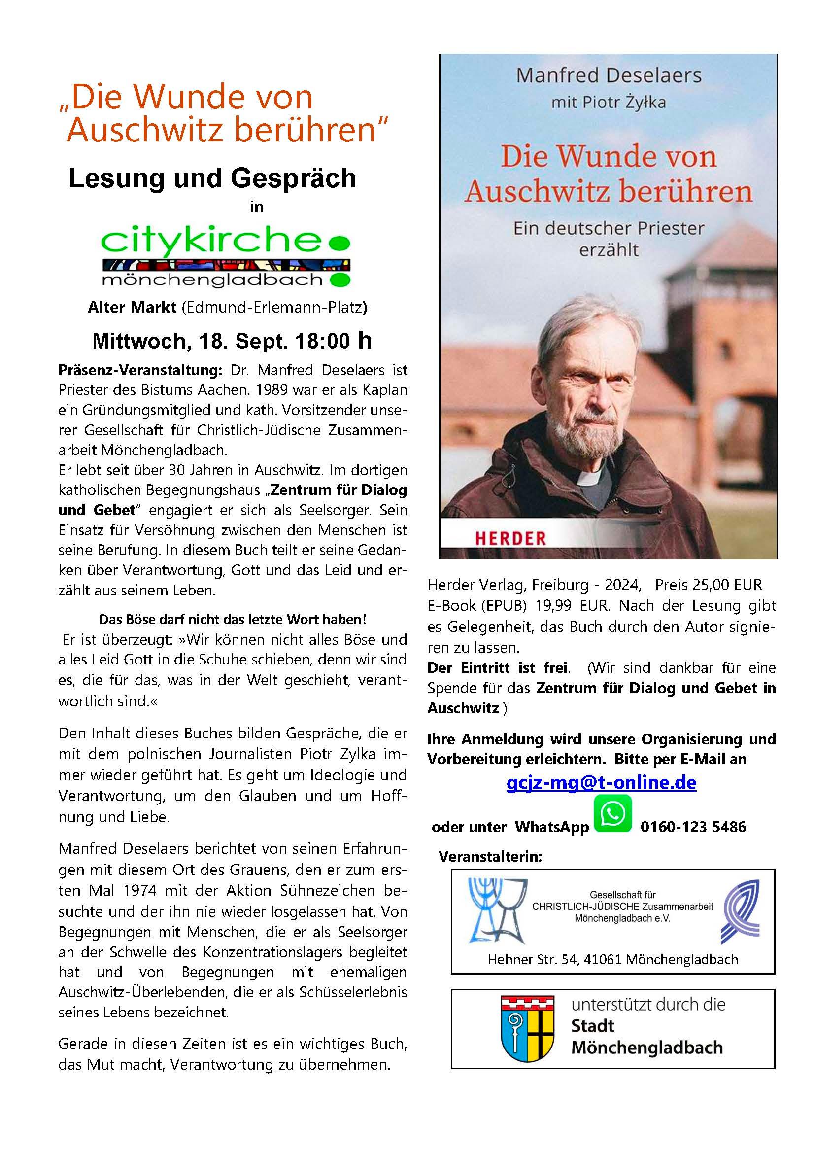 20240918 Lesung Manfred Deselaers